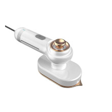 Portable Travel Steamer Mini Steam Iron, Foldable Dual DryWet, Fast Heating, LeakProof White