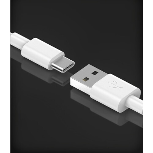Καλώδιο φόρτισης USB σε USB-C 2M, λευκό 1