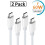 [2-Pack] συμβατό με iPhone15/16 Συμβατό Καλώδιο γρήγορης φόρτισης PD USB-C 60W - 1 μ. Λευκό 1