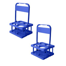 Porte-gobelet pliable et réutilisable avec poignée, grand format et portable (lot de 2).