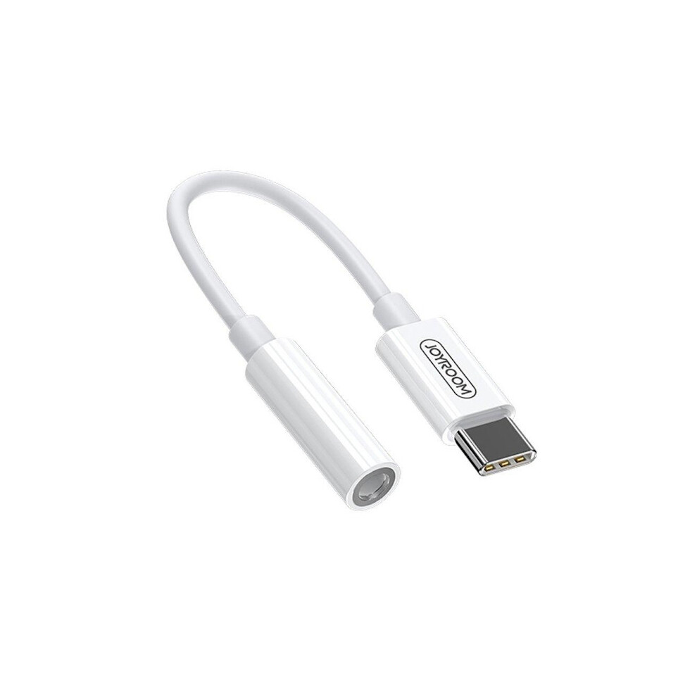 Joyroom Adapter Usb-C To 3.5Mm For Compatible With Samsung S20 To S24 White 9395123656359
