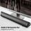 Ηχείο Soundbar moobody SADA V105 - Ενσύρματη τροφοδοσία USB, ήχος HiFi και πλούσια μπάσα, συμβατό 2