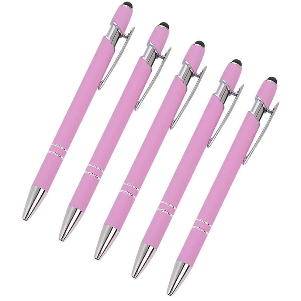 Yhmxh 2-In-1 Ballpoint Pen With Stylus Tip, 1.0Mm Medium Ink, Premium Metal Stylus Pen For Touch Screens Black 9395123657110