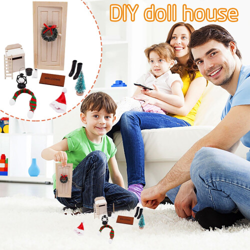 50% έκπτωση σε εκκαθάριση!Tuscom Doll House8 Σετ διακόσμησης για κουκλόσπιτα με 1