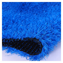 Blue Artificial Grass Carpet, Cuttable Synthetic Turf Rug with Rubber Backing for Indoor Outdoor Backyard Use, Low Maintenance 150x500cm