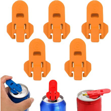 Lot de 3 ou 6 ouvre-canettes faciles à utiliser, compatibles avec les canettes de soda et de bière, comprenant des languettes de protection pour le