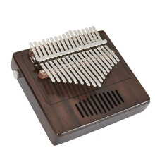 Kalimba 17 Keys Thumb Piano for Beginners with Clear Bright Tone and Durable Metal Tines