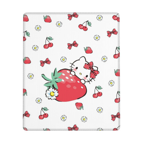 Hello Kitty Αντιολισθητικό Λαστιχένιο Mouse Pad Τετράγωνο Αδιάβροχο Επιτραπέζιο Pad