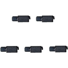 Pachet de 5 role de cerneală negre IR40 compatibile cu rola de calculator Canon CP-16, Canon P1-DH V, P1-DH III, NCR151768