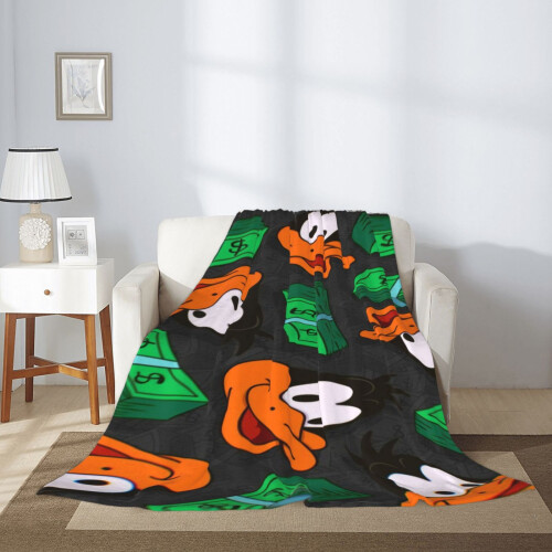 Μαλακή και άνετη κουβέρτα Daffy Duck, βελούδινη, ελαφριά, ζεστή, βελούδινη κουβέρτα 2