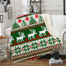 EQWLJWE Bonnet à motifs de Noël d'hiver, couverture d'intérieur, couverture pour enfants, châle à capuche, décoration de Noël, liquidation des