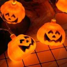 Kiplyki Venta al por mayor de accesorios de iluminación LED para Halloween, estilo bruja, guirnalda de luces con caja de batería DIY
