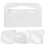 Support mural pour abattant de toilettes pour bureaux commerciaux 3