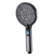 Cabezal de ducha turbo YgkuHd para baño doméstico, boquilla de ducha con calentador de agua y filtro, 5 modos de baño, una función de parada de