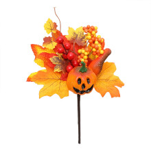 WinysinPlug décoratif saisonnier Feuille d'érable Citrouille Fruits rouges Accessoires d'automne