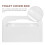 Support mural pour abattant de toilettes pour bureaux commerciaux 6
