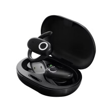 Wmkox8yii Bluetooth-hörlurar, trådlösa öronsnäckor med smart digital display, hög ljudkvalitet, djup bas, kompatibel med laddningsfodral