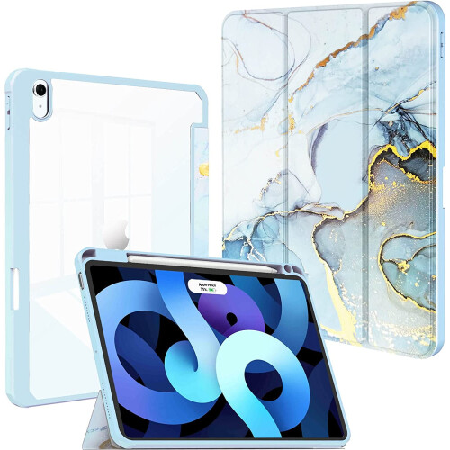 Capa transparente compatível com iPad Air de 5ª geração, leve e compatível com iPad Air de 5ª/4ª geração de 10,9 polegadas (2022/2020).