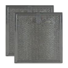 Lot de 2 filtres à graisse en aluminium compatibles avec les fours à micro-ondes GE WB02X11534