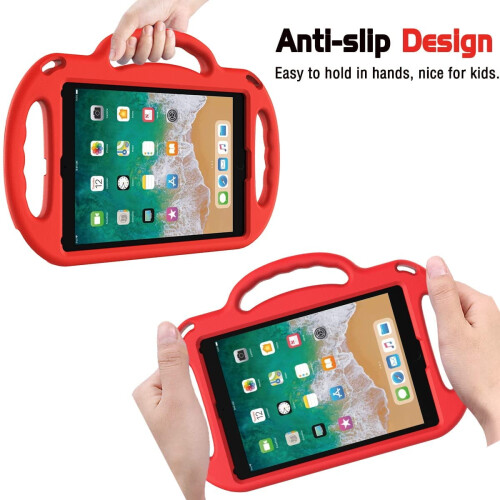 Compatível com iPad 6ª geração, iPad 9.7" 2018, iPad Air 2 - Capa infantil - Resistente a impactos com alça de ombro 2