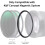 52mm Empty Magnetic Base Filter Ring (Works ONLY on Magnetic Quick Swap System) 3