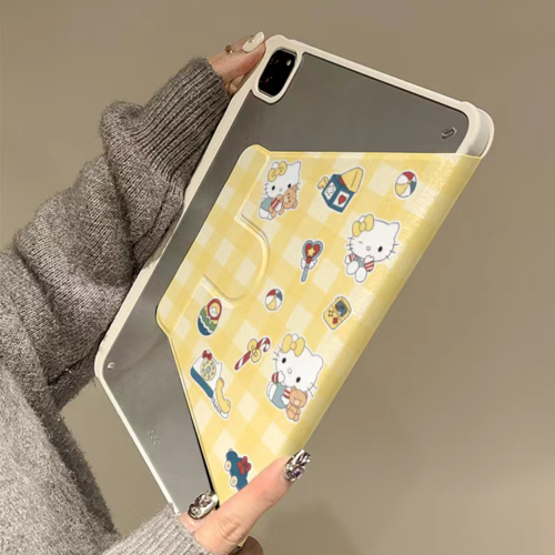 Κινούμενα σχέδια Hello Kitty για συμβατότητα με iPad8/9 γενιάς προστατευτικό κάλυμμα MINI6 2