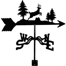 Garden Weather Vane with Smooth 360 Rotation Retro Design for Outdoor Roof Garden Yard Decoration