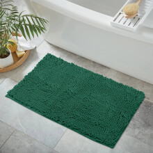 Tapis de bain Hxoliqit extra doux et moelleux, super absorbant et shaggy. Lavable et séchable en machine.