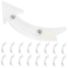 Bike Wheel Reflectors Set 20pcs Reflective Design for Night Cycling Safety Universal Fit