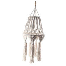 Abat-jour en macramé pour lampe suspendue, décoration pour chambre, salon ou intérieur, tapisserie tissée