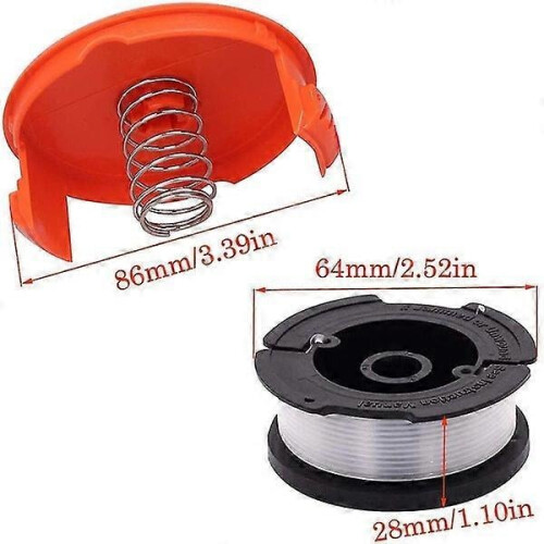Αντικατάσταση καρουλιού πετονιάς Black+Decker 0,065\\ Line-pack 10 συμβατό με πολλά μοντέλα 1