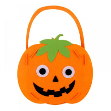 Federra Halloween Props Kit fai da te per borsetta per bambini con zucca e pipistrello, sacchetti per caramelle, regali di Halloween, borsa tote di