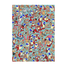 Couverture douce et confortable en flanelle pelucheuse, légère et chaude, inspirée de la série Ren et Stimpy, idéale pour canapé et lit (101,6