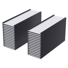 30 Pack C Channel Magnetic Label Holders 1 x 3 in with Magnets Name Tags Tool Box Labels for Metal Whiteboard