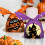 50 τεμάχια σακούλες με λιχουδιές για το Halloween για παιδιά, συμβατές με είδη πάρτι 5