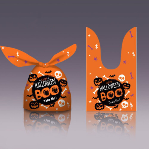 50 τεμάχια σακούλες με λιχουδιές για το Halloween για παιδιά, συμβατές με είδη πάρτι 2