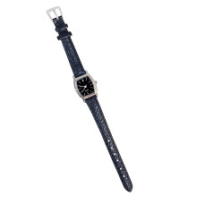 NINSEN Dameshorloge - Klassiek analoog quartzhorloge met leren band, modieuze gekleurde wijzerplaat en band, geleverd in geschenkverpakking |