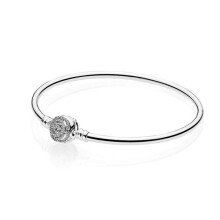 Pulseira de prata 925 banhada a cobre branco com desenho de floco de neve, pentagrama e rosa - Pulseira DIY feminina