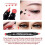 Σετ 2 τεμαχίων υγρών σφραγίδων eyeliner, διπλής όψης αδιάβροχο και μακράς διαρκείας 7