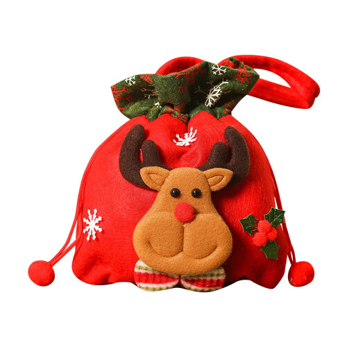 Τσάντες δώρων WinysinChristmas με κορδόνι για τα Χριστούγεννα, σακούλες με γλυκά, σακίδιο 1
