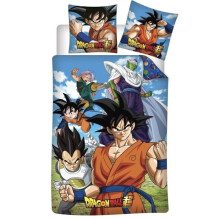 Set di Biancheria da Letto - DRAGON BALL - Copripiumino 140x200 cm - Federa 65x65 cm - Cotone - Oeko Tex