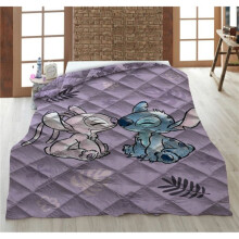 Beddecke Bedruckt - AYMAX - Stitch & Angel - 140x200 cm - Wendbar - Mehrfarbig