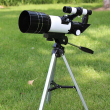 Astronomical Telescope with Tripod and Phone Adapter, Power Zoom Monocular for Stargazing