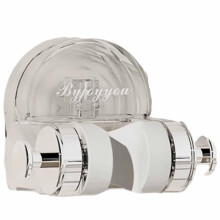 Adjustable Suction Cup Shower Head Holder Wall Mount for Handheld Shower White No Drill