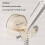 Adjustable Suction Cup Shower Head Holder Wall Mount for Handheld Shower White No Drill 2