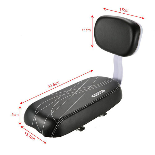 Thick Sponge MTB Cushion with Backrest - Easy Install on Rear Racks 1