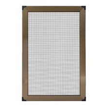 Sliding Window Screen with Aluminum Frame, Insect Blocking Mesh for Balcony and House 100x100cm