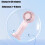 Portable Mini Handheld Fan with Quiet Operation for Office, Study, Travel, Green 5