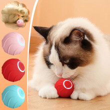 Jacenvly Tiergesundheits- und Wellnessprodukte im Abverkauf: Katzen- und Hundespielzeug, Schwerkraft-Rollball, Jagdball für Katzen, Himmelblau