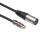 2x kabel XLR samec-samec, adaptér XLR-převodník, měnič audio patch kabelů - 30 cm 4